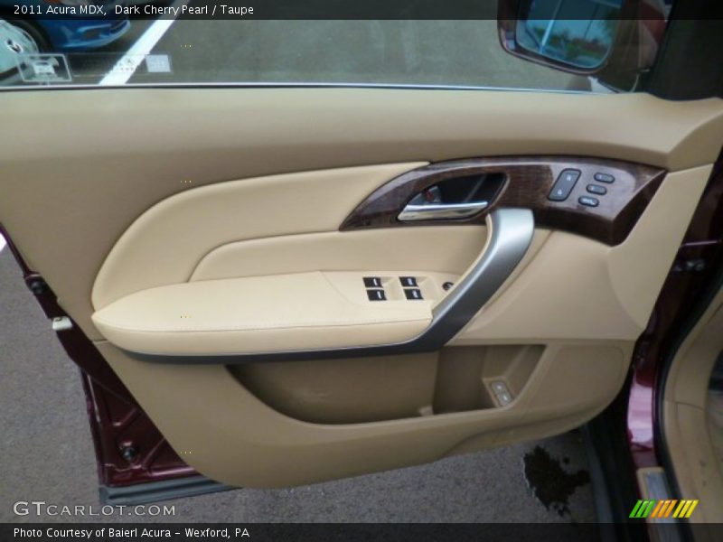 Dark Cherry Pearl / Taupe 2011 Acura MDX