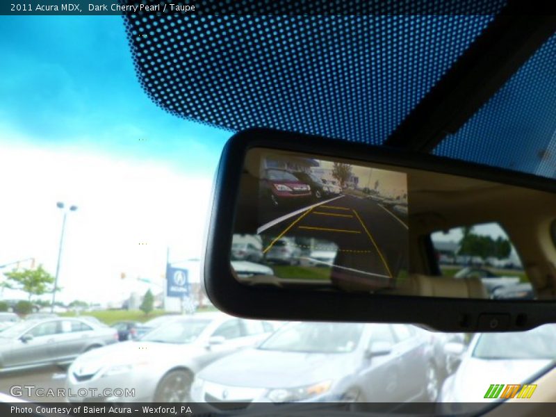 Dark Cherry Pearl / Taupe 2011 Acura MDX