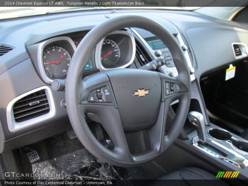 Tungsten Metallic / Light Titanium/Jet Black 2014 Chevrolet Equinox LT AWD