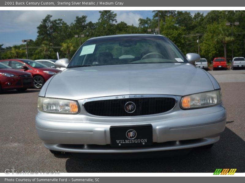 Sterling Silver Metallic / Medium Gray 2001 Buick Century Custom