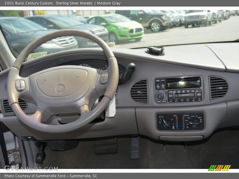 Sterling Silver Metallic / Medium Gray 2001 Buick Century Custom