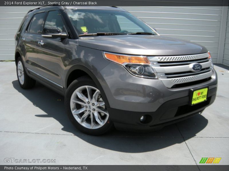 Sterling Gray / Charcoal Black 2014 Ford Explorer XLT