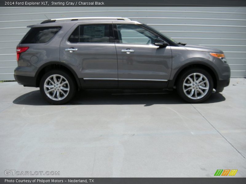 Sterling Gray / Charcoal Black 2014 Ford Explorer XLT