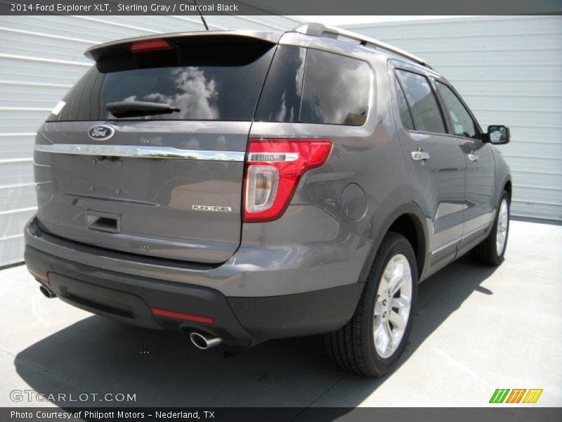 Sterling Gray / Charcoal Black 2014 Ford Explorer XLT