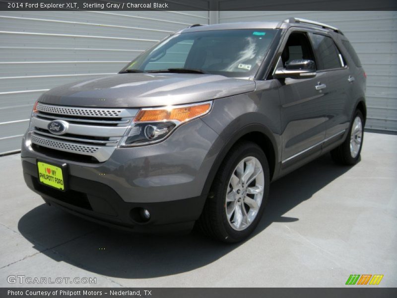 Sterling Gray / Charcoal Black 2014 Ford Explorer XLT