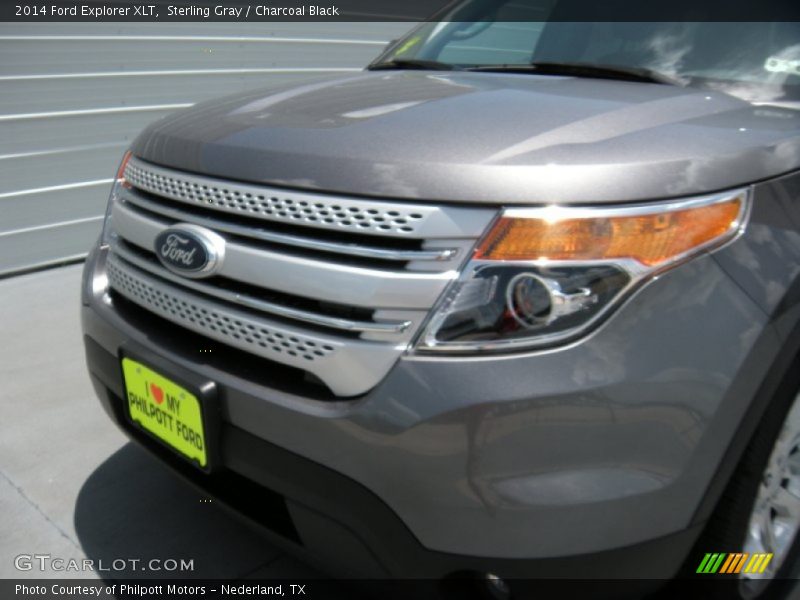 Sterling Gray / Charcoal Black 2014 Ford Explorer XLT