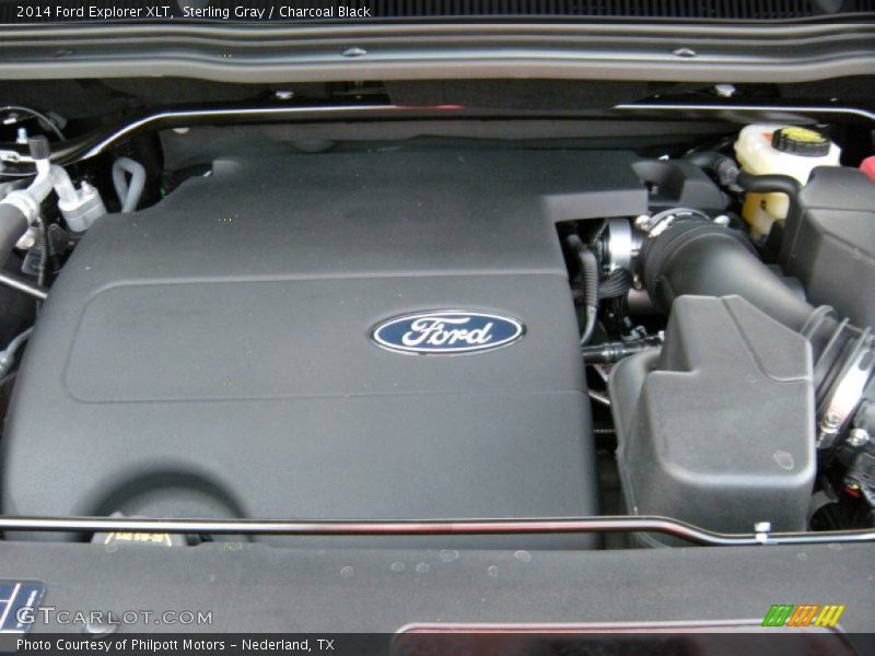 Sterling Gray / Charcoal Black 2014 Ford Explorer XLT