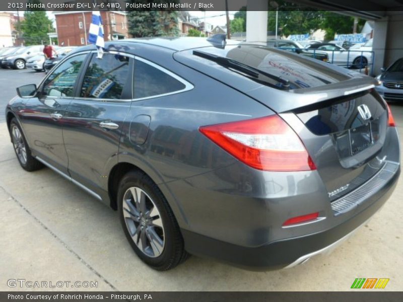 Polished Metal Metallic / Black 2013 Honda Crosstour EX-L V-6 4WD
