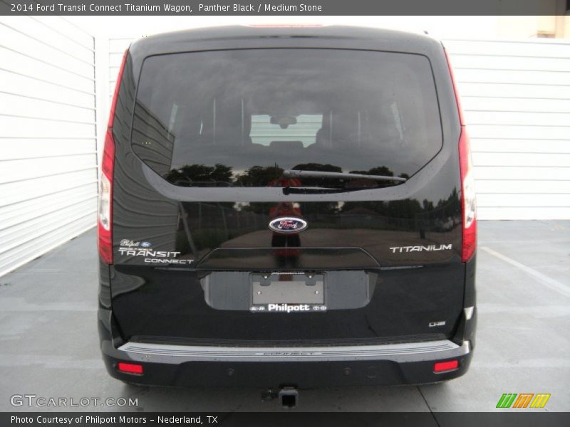 Panther Black / Medium Stone 2014 Ford Transit Connect Titanium Wagon