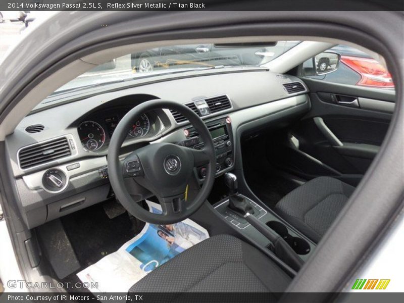  2014 Passat 2.5L S Titan Black Interior