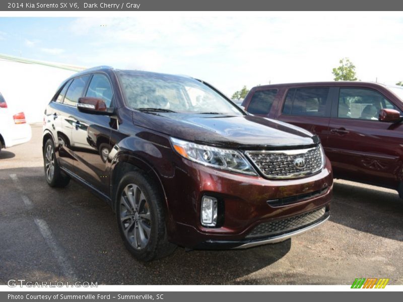 Dark Cherry / Gray 2014 Kia Sorento SX V6