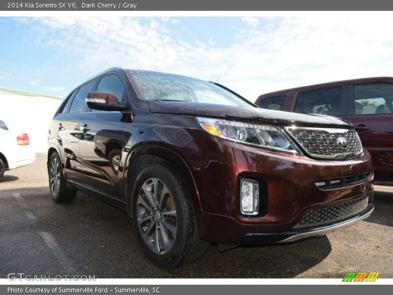 Dark Cherry / Gray 2014 Kia Sorento SX V6