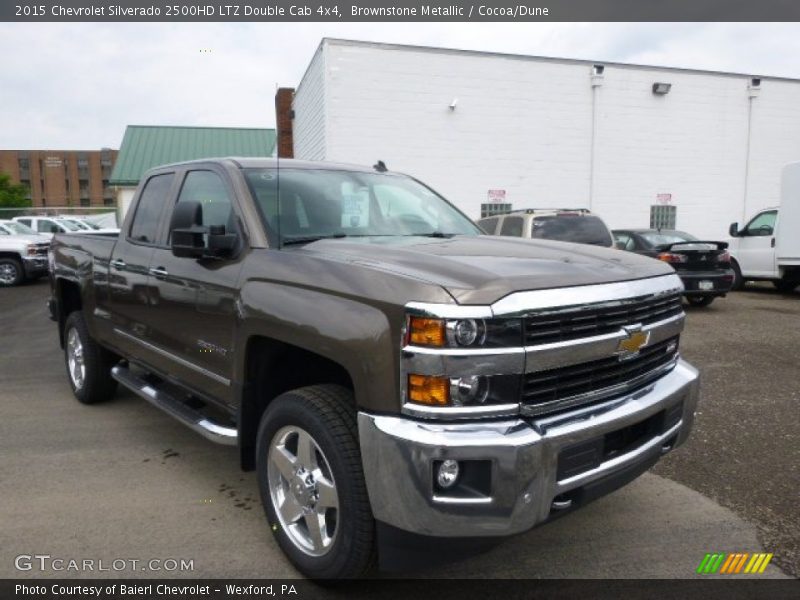 Brownstone Metallic / Cocoa/Dune 2015 Chevrolet Silverado 2500HD LTZ Double Cab 4x4