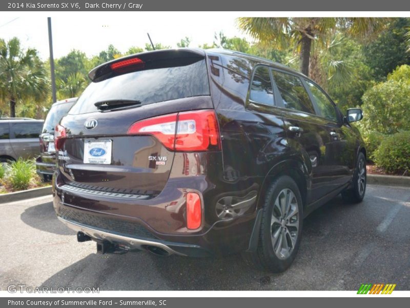 Dark Cherry / Gray 2014 Kia Sorento SX V6