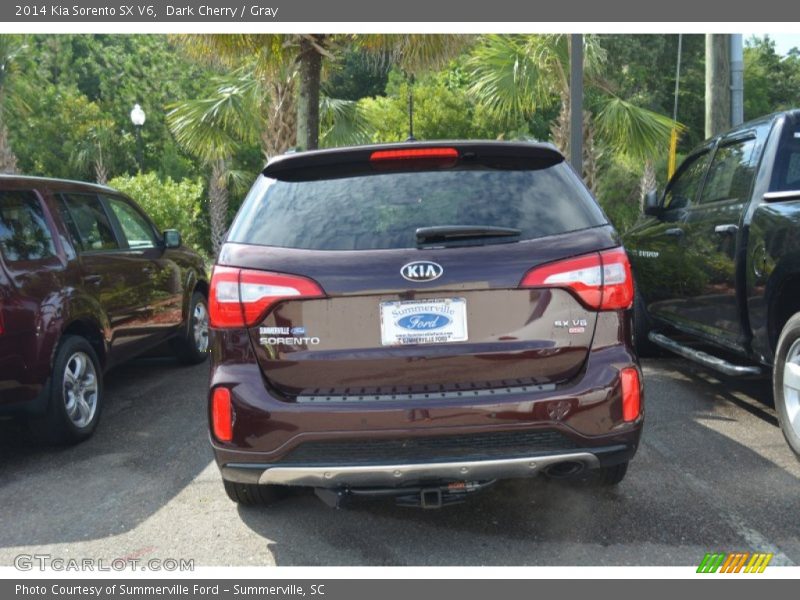 Dark Cherry / Gray 2014 Kia Sorento SX V6