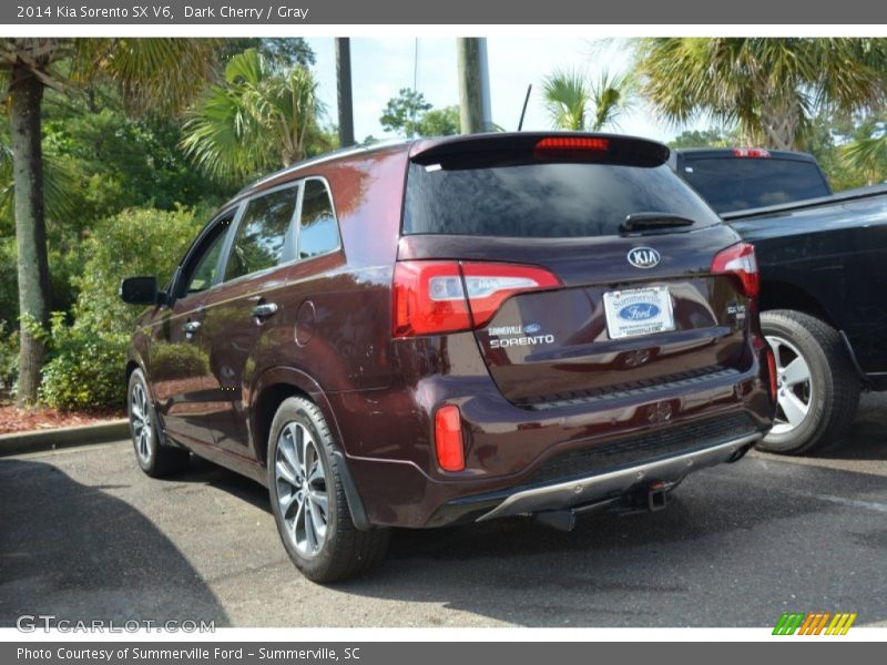 Dark Cherry / Gray 2014 Kia Sorento SX V6