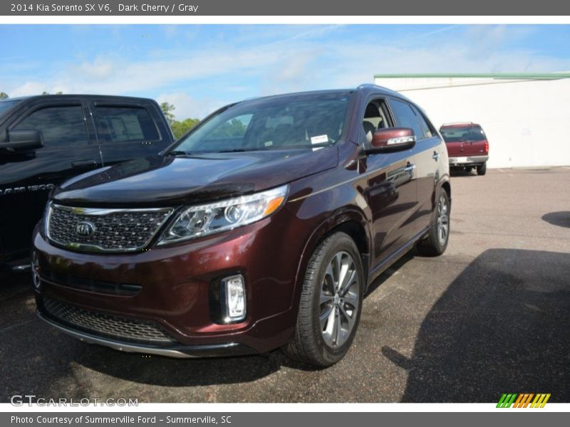 Dark Cherry / Gray 2014 Kia Sorento SX V6