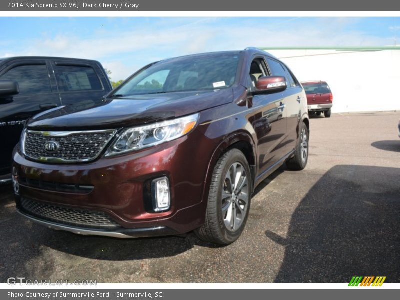 Dark Cherry / Gray 2014 Kia Sorento SX V6