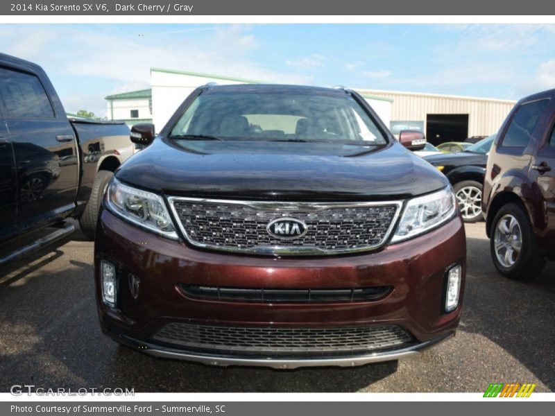 Dark Cherry / Gray 2014 Kia Sorento SX V6