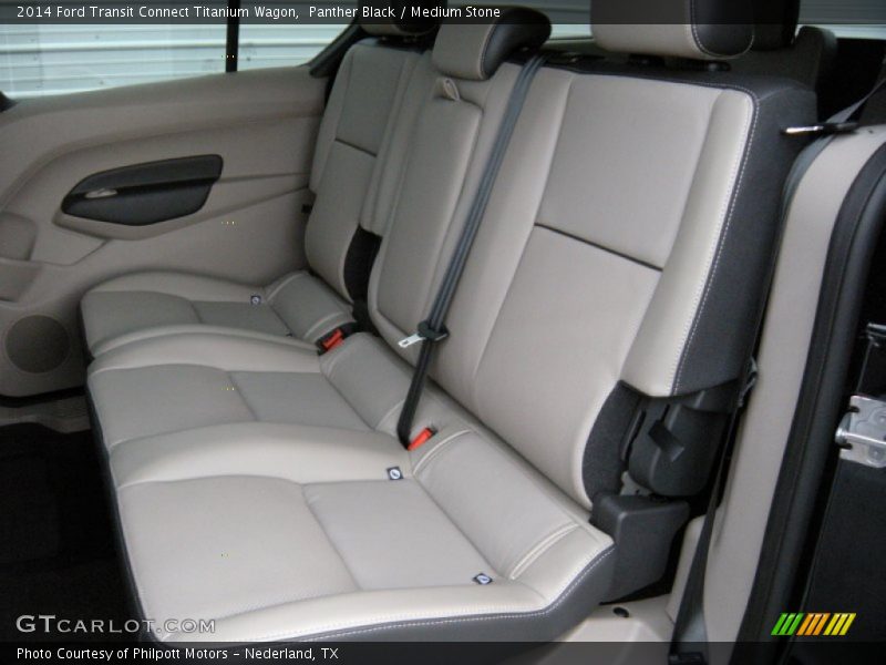 Rear Seat of 2014 Transit Connect Titanium Wagon