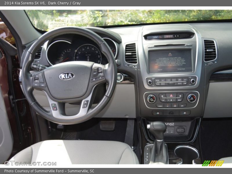 Dark Cherry / Gray 2014 Kia Sorento SX V6