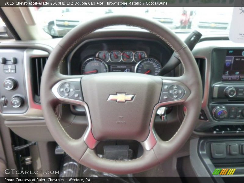 Brownstone Metallic / Cocoa/Dune 2015 Chevrolet Silverado 2500HD LTZ Double Cab 4x4