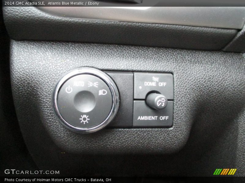 Atlantis Blue Metallic / Ebony 2014 GMC Acadia SLE