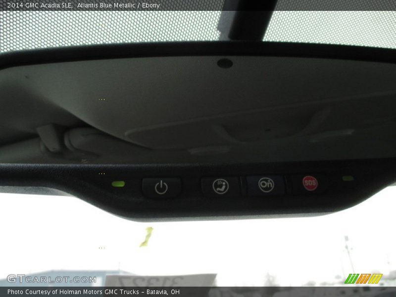 Atlantis Blue Metallic / Ebony 2014 GMC Acadia SLE