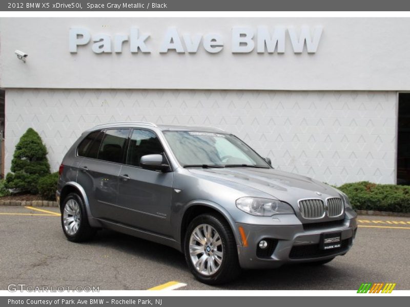 Space Gray Metallic / Black 2012 BMW X5 xDrive50i