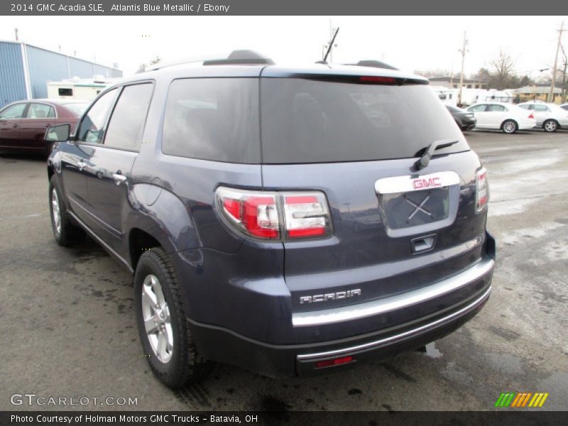 Atlantis Blue Metallic / Ebony 2014 GMC Acadia SLE