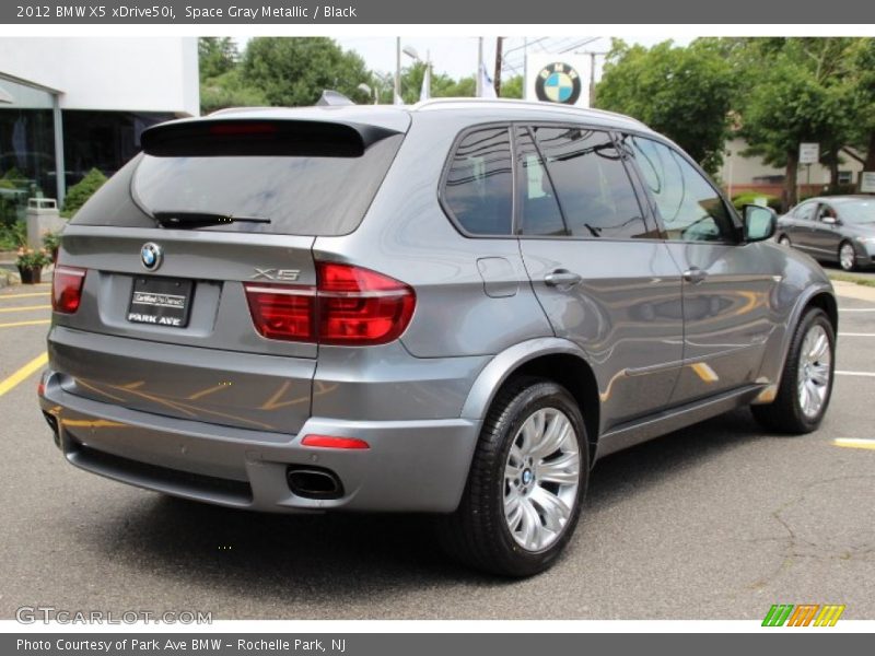 Space Gray Metallic / Black 2012 BMW X5 xDrive50i