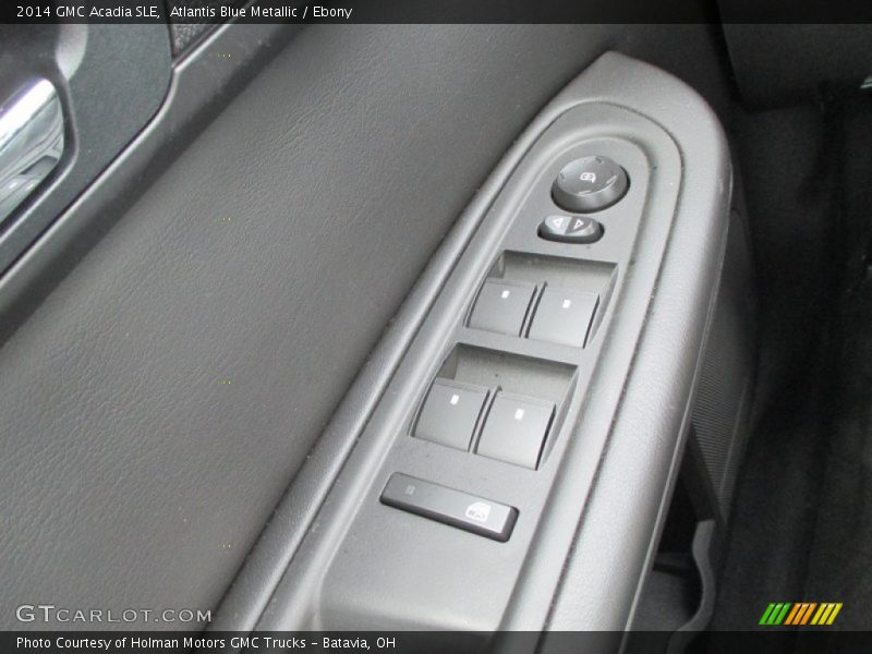 Atlantis Blue Metallic / Ebony 2014 GMC Acadia SLE