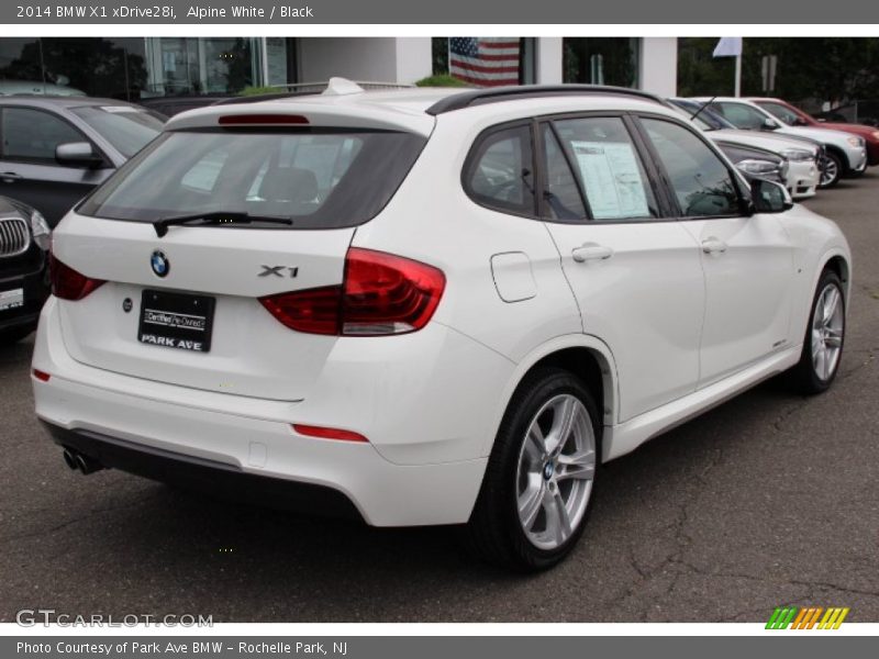 Alpine White / Black 2014 BMW X1 xDrive28i