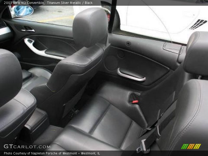 Titanium Silver Metallic / Black 2003 BMW M3 Convertible