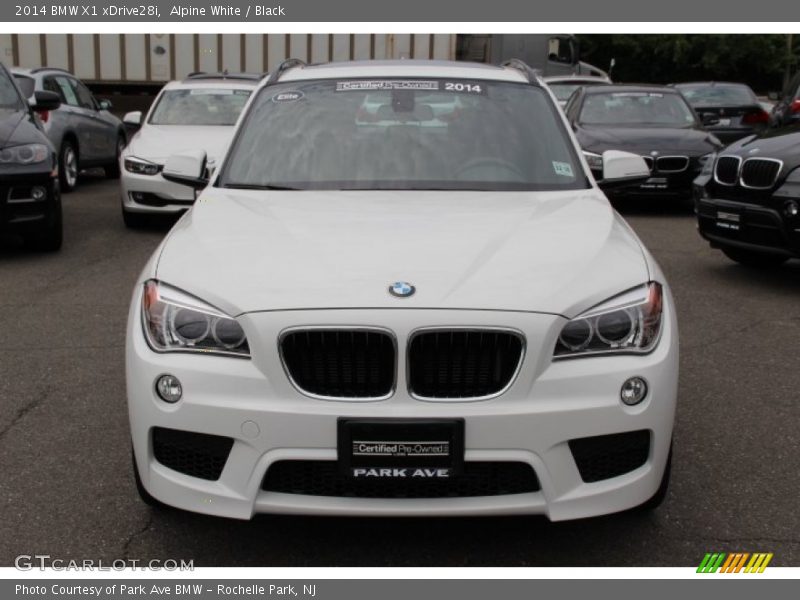 Alpine White / Black 2014 BMW X1 xDrive28i