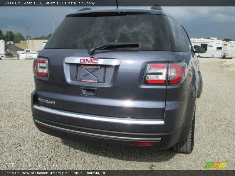 Atlantis Blue Metallic / Ebony 2014 GMC Acadia SLE