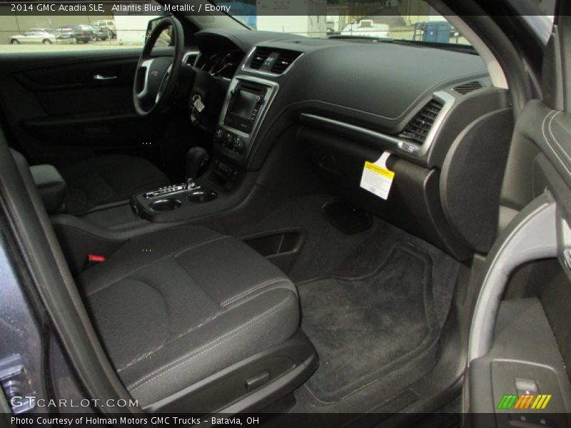 Atlantis Blue Metallic / Ebony 2014 GMC Acadia SLE