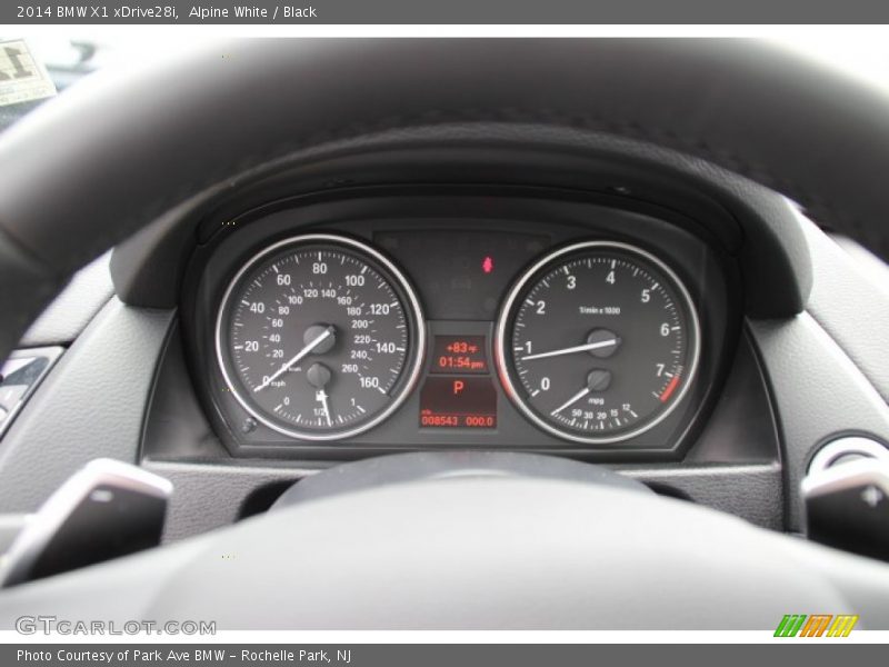 Alpine White / Black 2014 BMW X1 xDrive28i