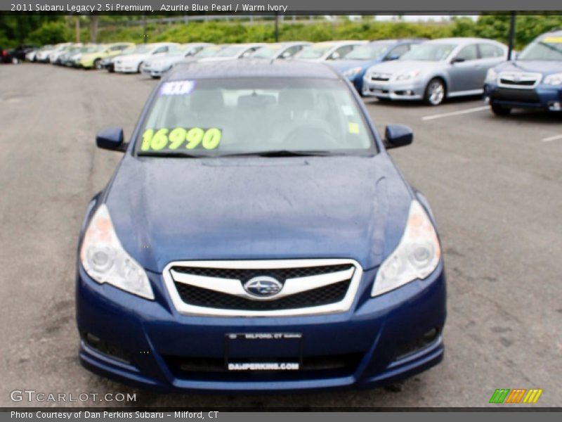 Azurite Blue Pearl / Warm Ivory 2011 Subaru Legacy 2.5i Premium
