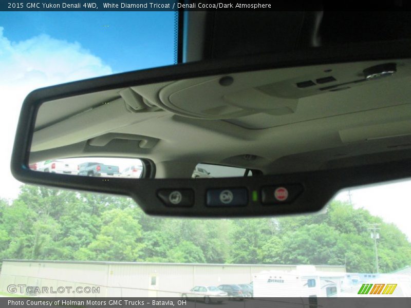 White Diamond Tricoat / Denali Cocoa/Dark Atmosphere 2015 GMC Yukon Denali 4WD