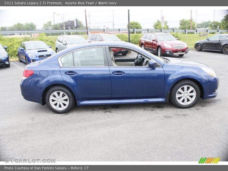Azurite Blue Pearl / Warm Ivory 2011 Subaru Legacy 2.5i Premium