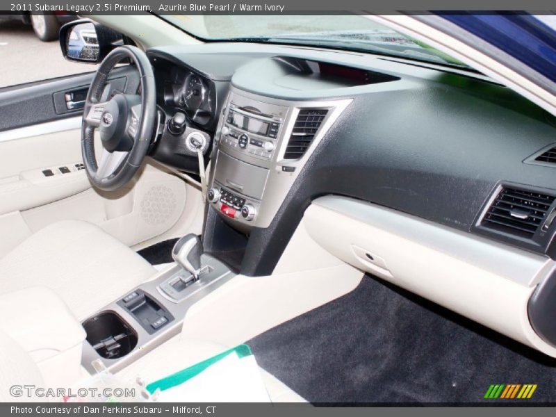 Azurite Blue Pearl / Warm Ivory 2011 Subaru Legacy 2.5i Premium