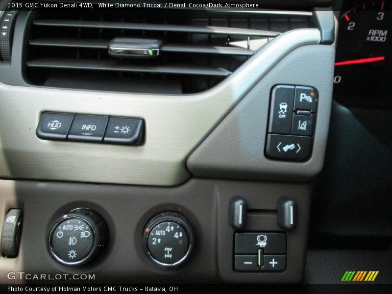 Controls of 2015 Yukon Denali 4WD