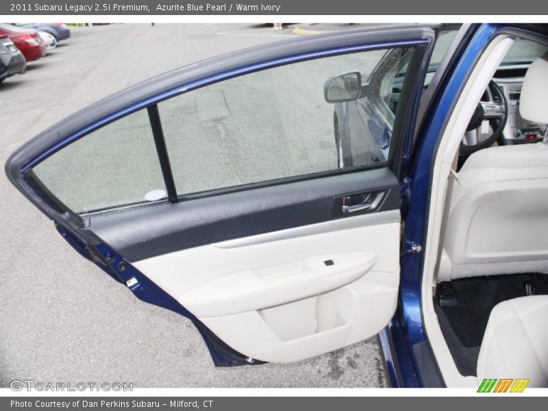 Azurite Blue Pearl / Warm Ivory 2011 Subaru Legacy 2.5i Premium