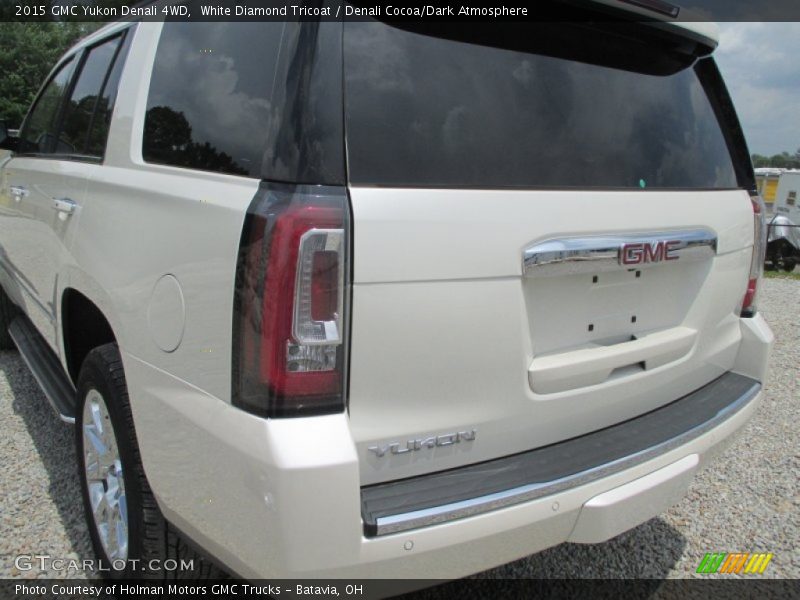 White Diamond Tricoat / Denali Cocoa/Dark Atmosphere 2015 GMC Yukon Denali 4WD