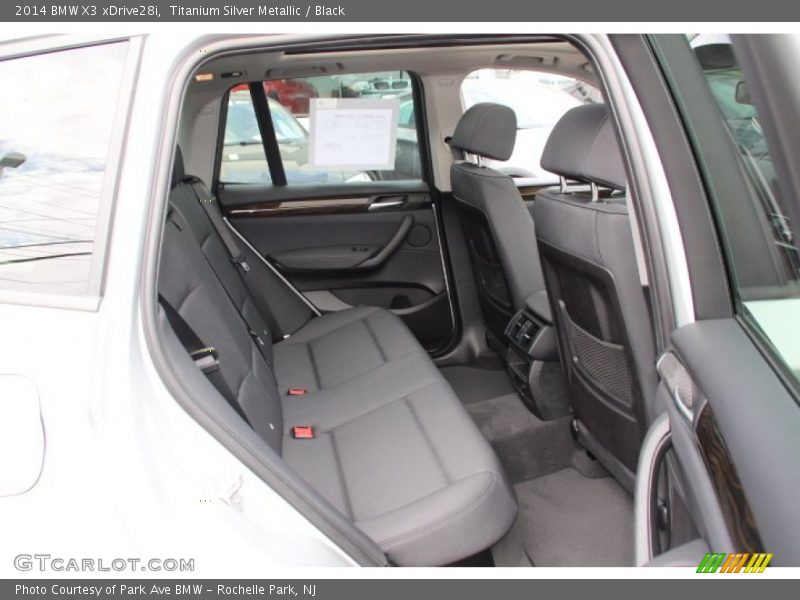 Titanium Silver Metallic / Black 2014 BMW X3 xDrive28i