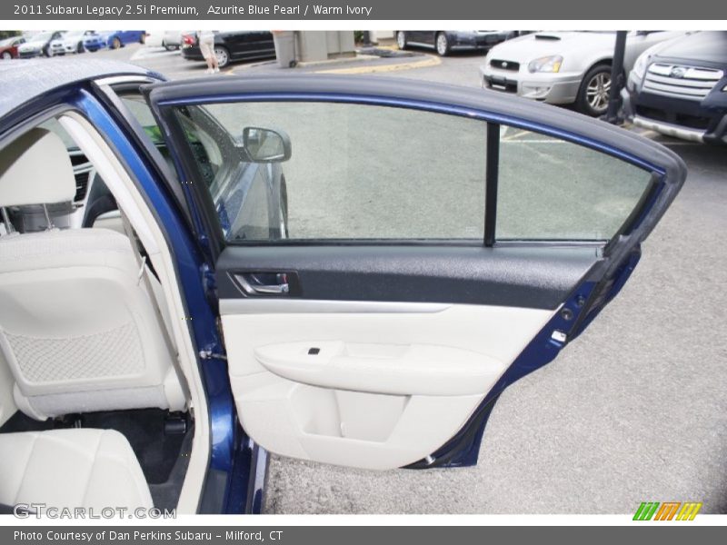 Azurite Blue Pearl / Warm Ivory 2011 Subaru Legacy 2.5i Premium