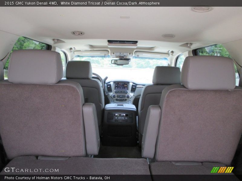 White Diamond Tricoat / Denali Cocoa/Dark Atmosphere 2015 GMC Yukon Denali 4WD