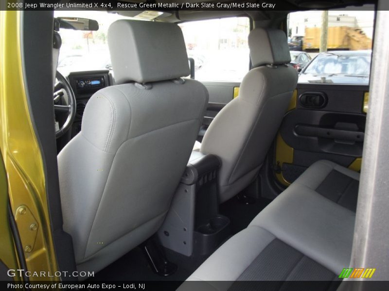 Rescue Green Metallic / Dark Slate Gray/Med Slate Gray 2008 Jeep Wrangler Unlimited X 4x4