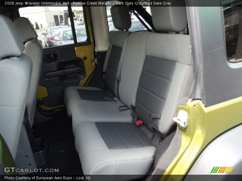 Rescue Green Metallic / Dark Slate Gray/Med Slate Gray 2008 Jeep Wrangler Unlimited X 4x4